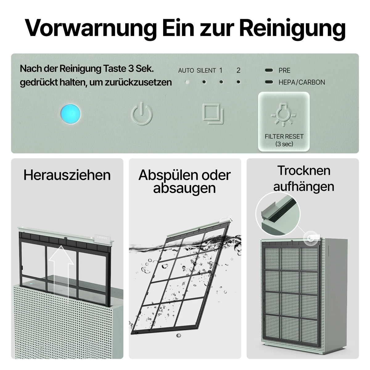 Airmega 150 Grün - Coway Deutschland
